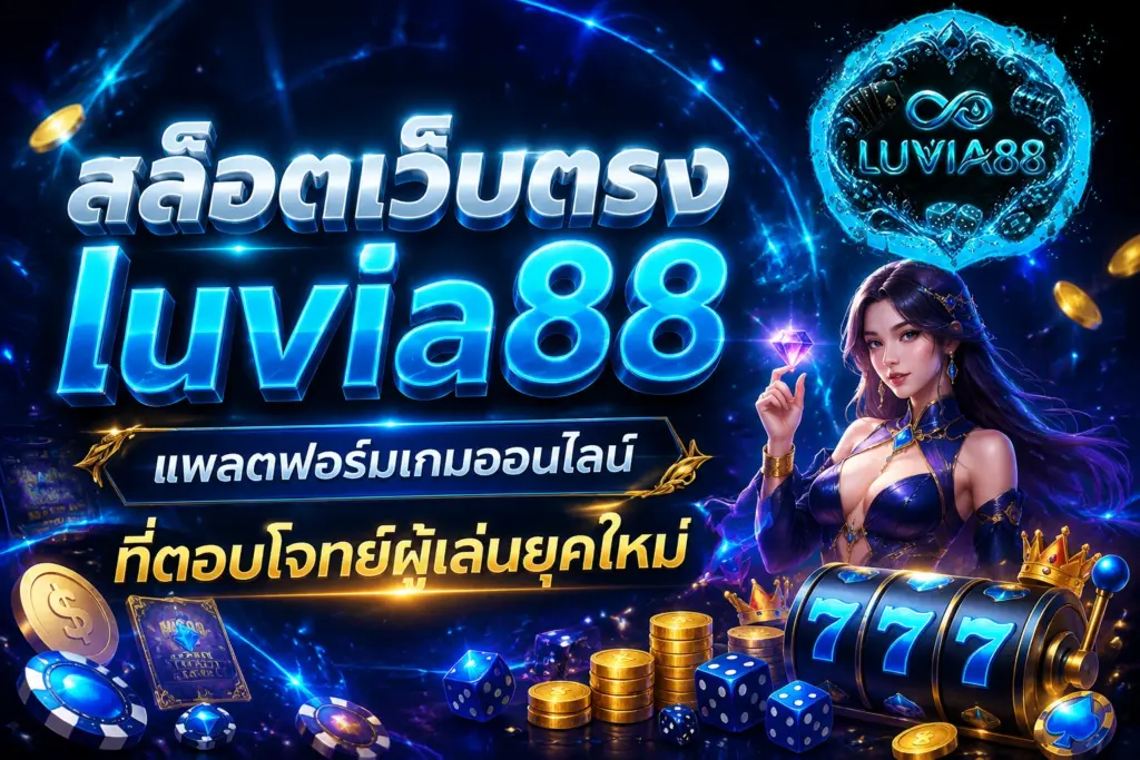 สล็อตเว็บตรง luvia88 แพลตฟอร์มเกมออนไลน์ที่ตอบโจทย์ผู้เล่นยุคใหม่